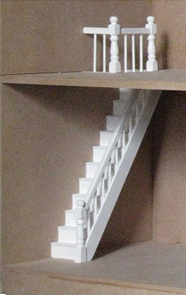 Dollhouse Banister & Landing Rail Pack - Dollhouse (600x600), Png Download