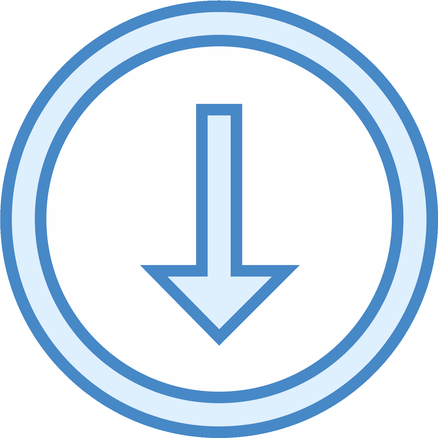 Flèche Bas Icon - Union Station (1600x1600), Png Download