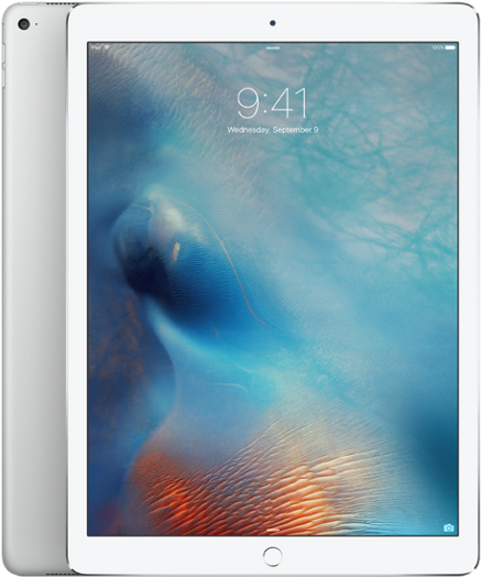 Apple Ipad Pro - Apple 12.9-inch Ipad Pro - Wi-fi - 128 Gb - Silver (470x556), Png Download