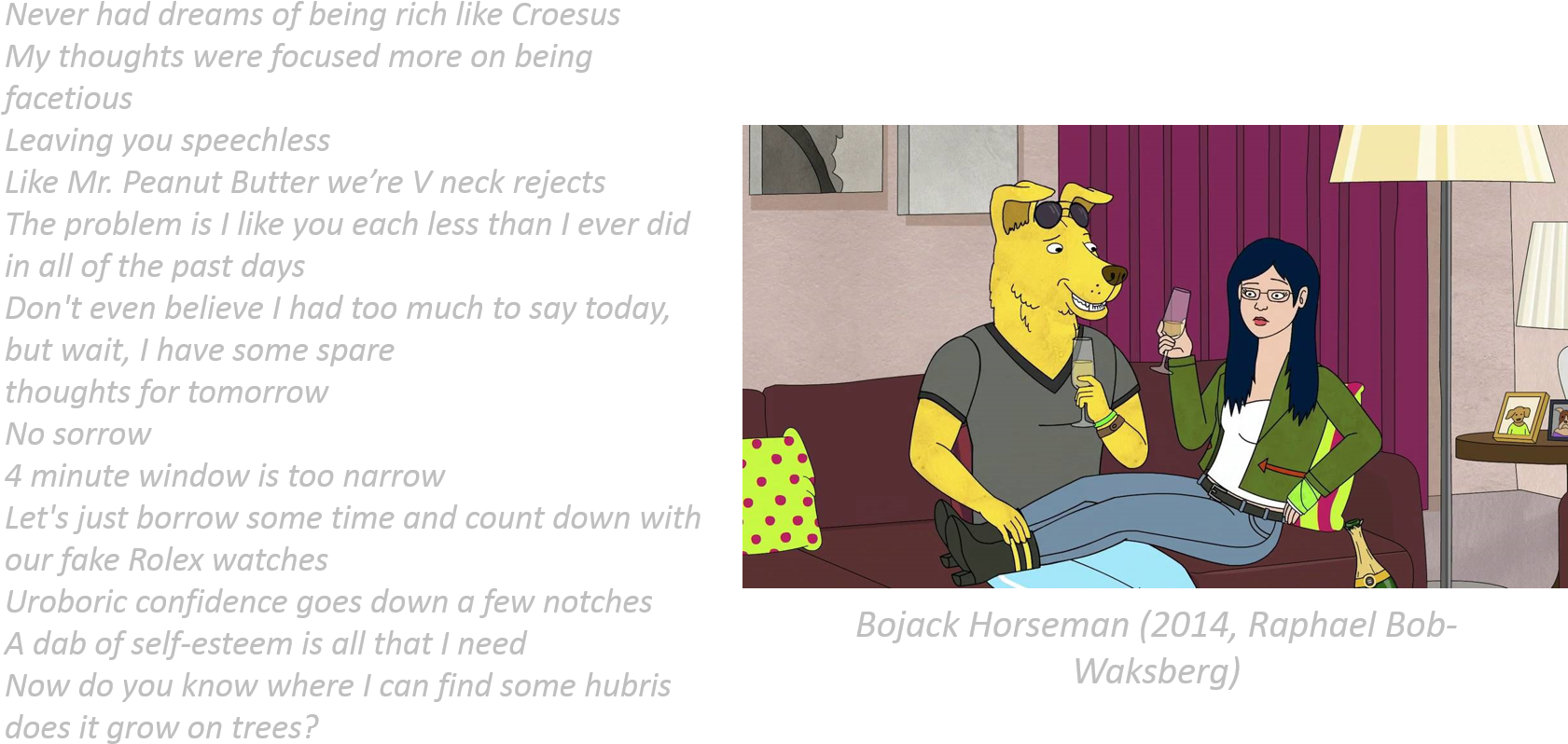 Picture2 - Mr. Peanutbutter (1699x846), Png Download