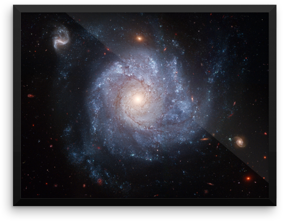 Spiral Galaxy Ngc - Poster: Images' Spiral Galaxy Ngc 1309, 41x41in. (1000x1000), Png Download