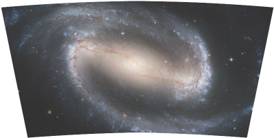 Barred Spiral Galaxy Ngc 1300 Bandeau Top - Barred Spiral Galaxy (500x500), Png Download