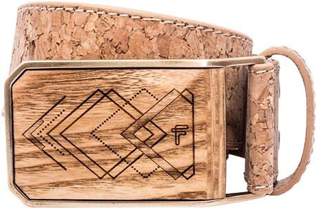 Cork Belt - Fentosunglasses Mens Leather Belts, Cork Belt, Denim (500x500), Png Download