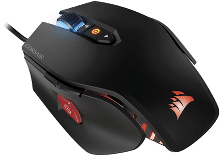 Corsair M65 Pro Rgb Fps Gaming Mouse, Black (ch-9300011-na) (1000x600), Png Download