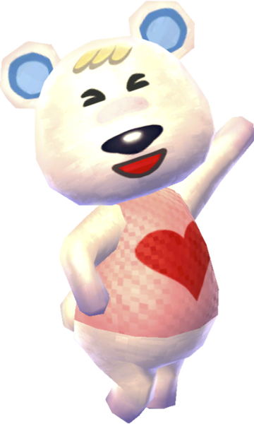 Tutu - Polar Bear Acnl (360x600), Png Download