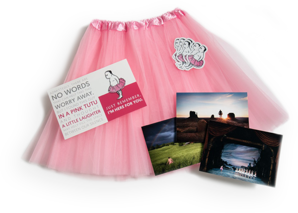 Tutu Breast Cancer Gift Package - Breast Cancer (600x430), Png Download