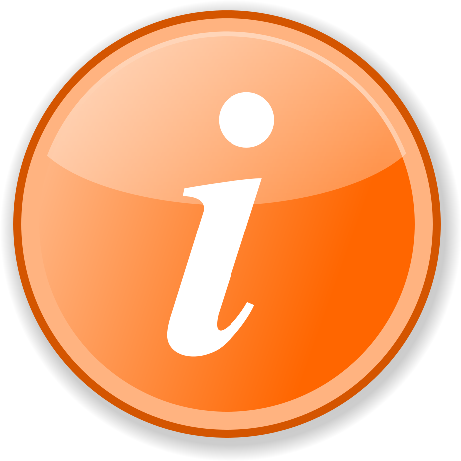 Information Orange - Svg - Information Orange (1024x1024), Png Download