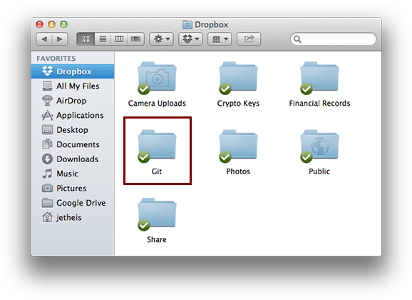 First, In Your Dropbox Folder, Create A Place For All - Macos (589x431), Png Download