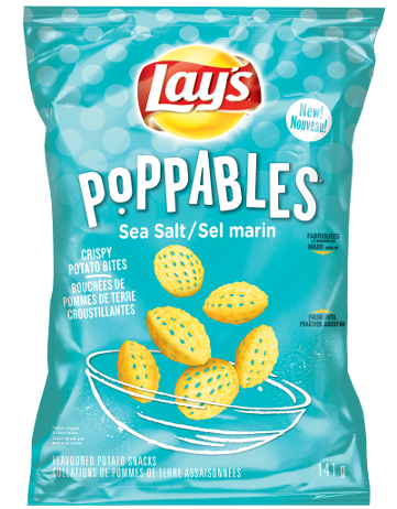 Lay's Poppables™ Sea Salt Potato Snacks - Lays Poppables Potato Snacks, Sea Salt - 5 Oz (360x477), Png Download
