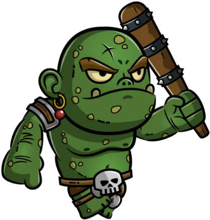 Cartoon Ogre Png (600x500), Png Download