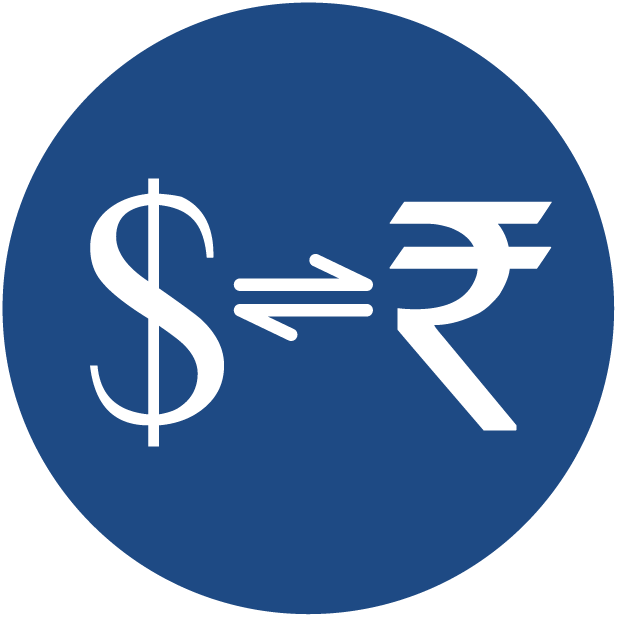 Competitive Forex Rates - Indian Rupee Symbol (617x617), Png Download