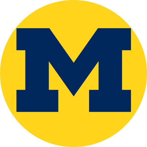 Michigan Baja Racing - Michigan Wolverines (617x617), Png Download