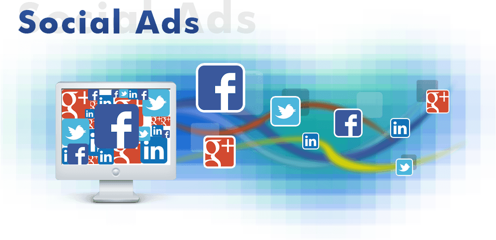 Social Media Advertising - Online Advertising Social Media (993x480), Png Download