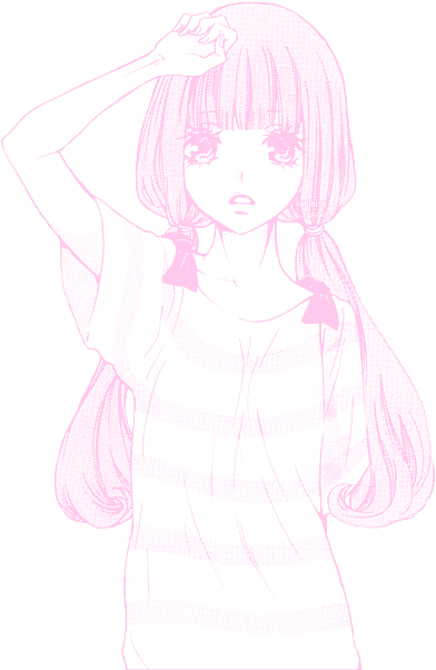 Pink Manga Tumblr Shared Makoto On We Heart Png Tumblr - Sketch (500x619), Png Download