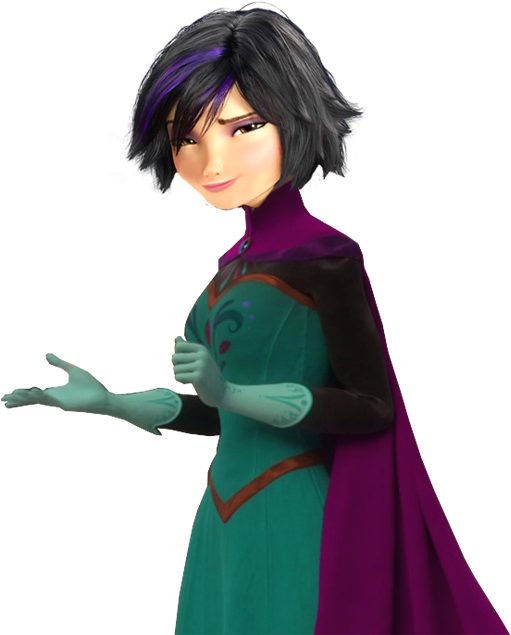 Tumblr N91qx0gvhj1thtgnuo1 540 - Big Hero 6 Go Go Tomago Short Straight Wig Black & (518x680), Png Download