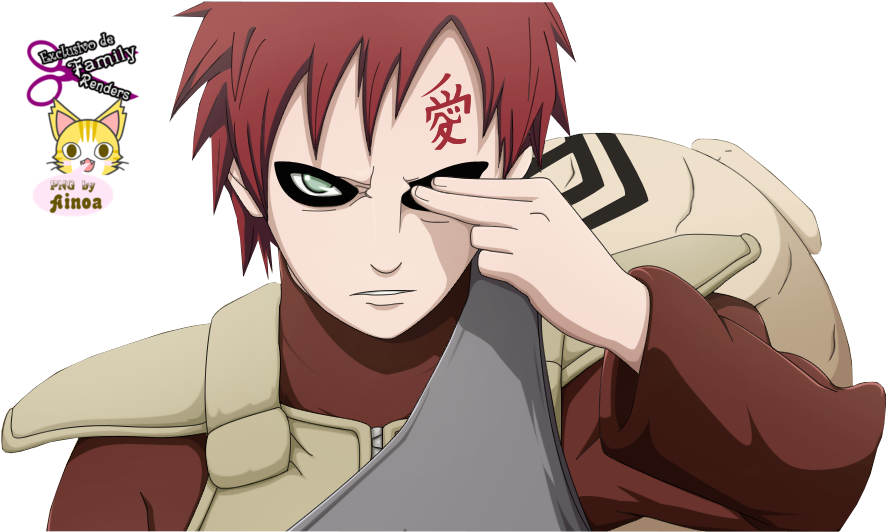 Free Gaara Png - Gaara (917x531), Png Download