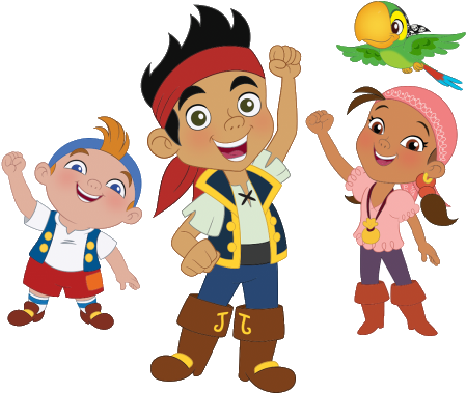 Jake And The Neverland Pirates - Disney Junior Pirate Show (600x400), Png Download