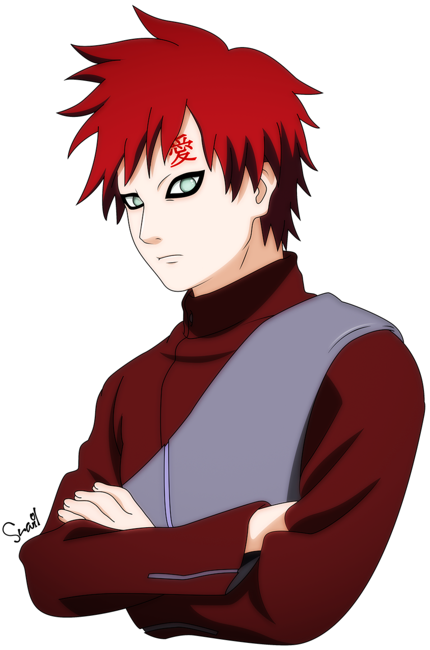 Cool Kazekage By Abaoabao On Deviantart Clipart Royalty - Gaara Cool (900x1364), Png Download
