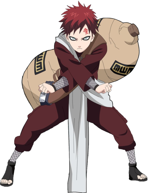 Jinchuuriki Gaara (500x648), Png Download