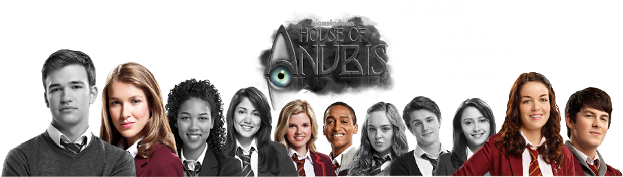 House Of Anubis Tv Show Cast (918x269), Png Download