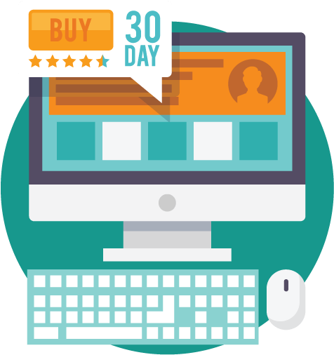 Logical Has Been Managing Paid Media Buying Since - Digital Marketing Flat Icon (500x534), Png Download