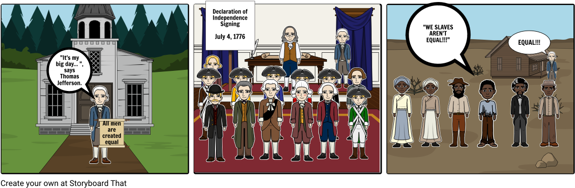 Thomas Jefferson - Cartoon (1164x385), Png Download