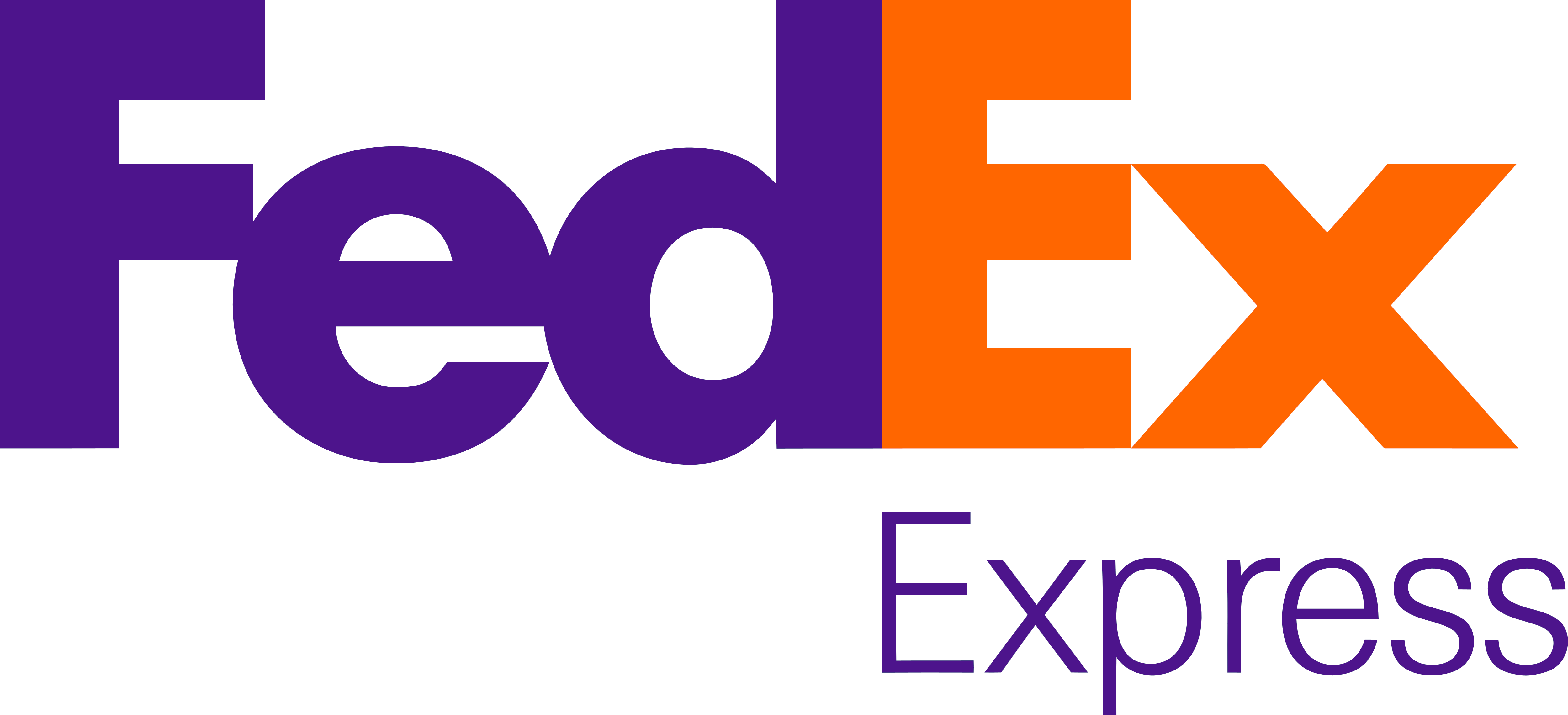 Fedex - Fedex Express Logo (5000x2281), Png Download