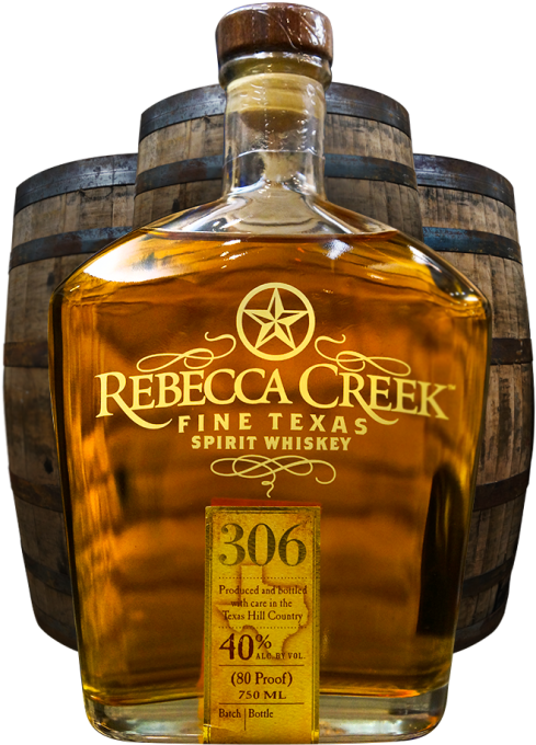 Treaty Oaks - Rebecca Creek Whiskey (498x750), Png Download