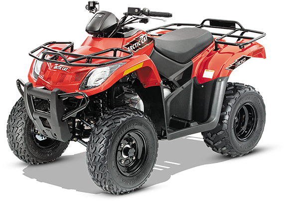 Single Seat Atvs - 2017 Arctic Cat Alterra 300 (670x485), Png Download