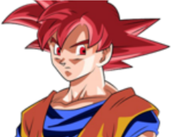 Goku Fase Dios Para Dibujar (640x480), Png Download