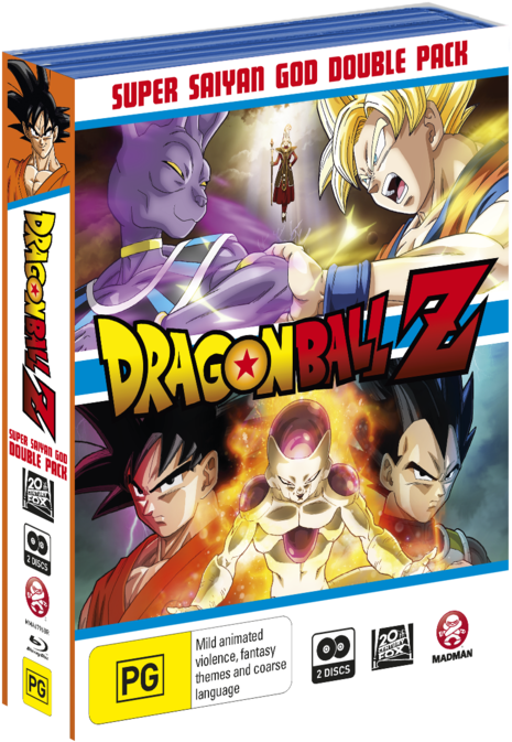Dragon Ball Z - Dragon Ball Z - Super Saiyan God | Double Pack (516x724), Png Download