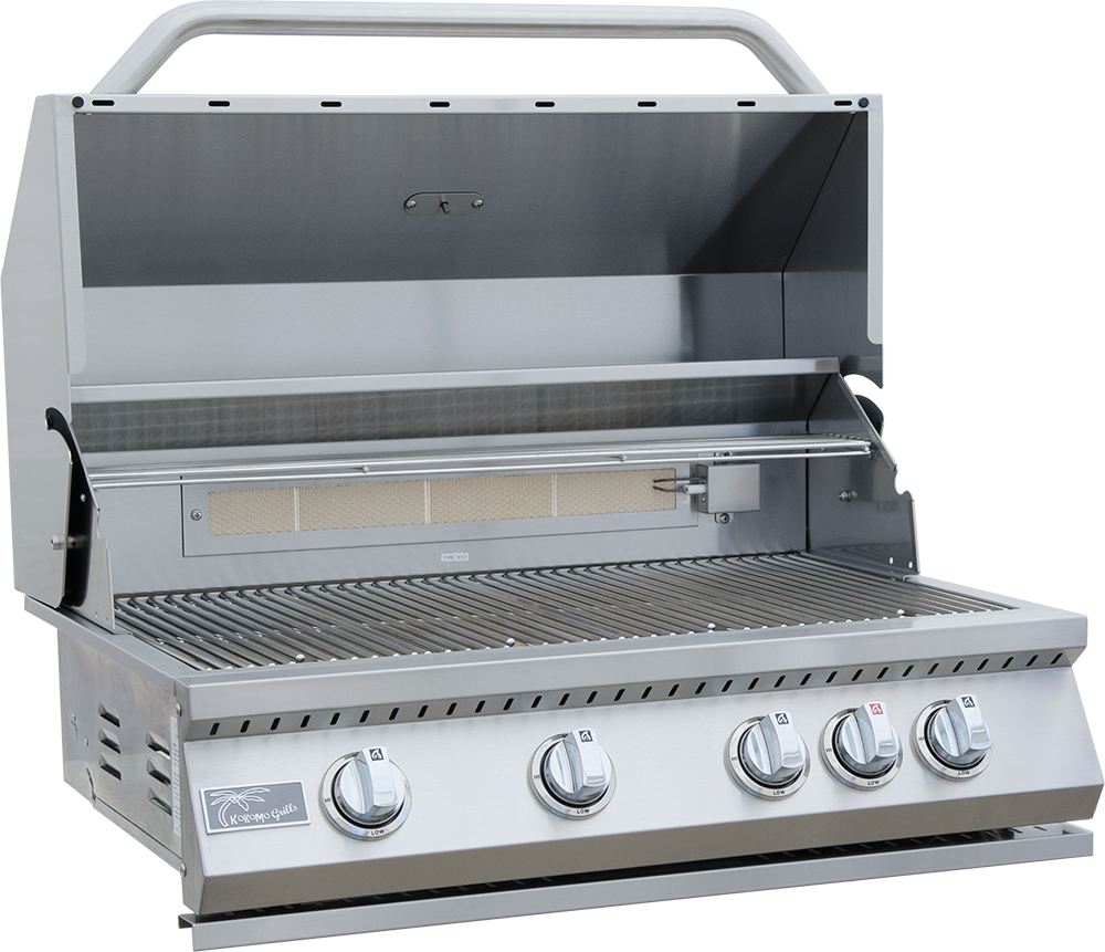 Kokomo 4 Burner Built In Bbq Grill - Kokomo Grills Kokomo Professional 4 Burner Built (1000x861), Png Download