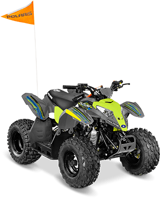 Outlaw - 2018 Polaris Outlaw 50 (768x432), Png Download