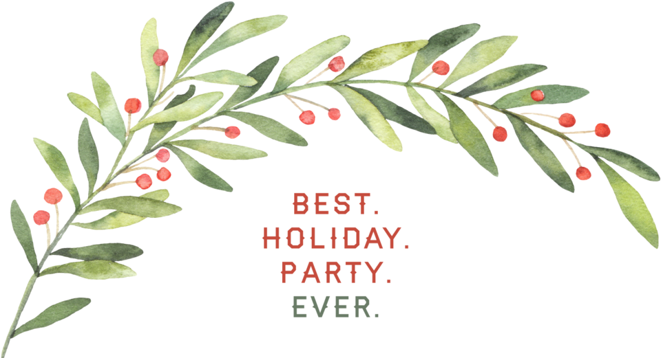 Canoe Best Holiday Party Ever 2018 - Bottlebush (1000x531), Png Download