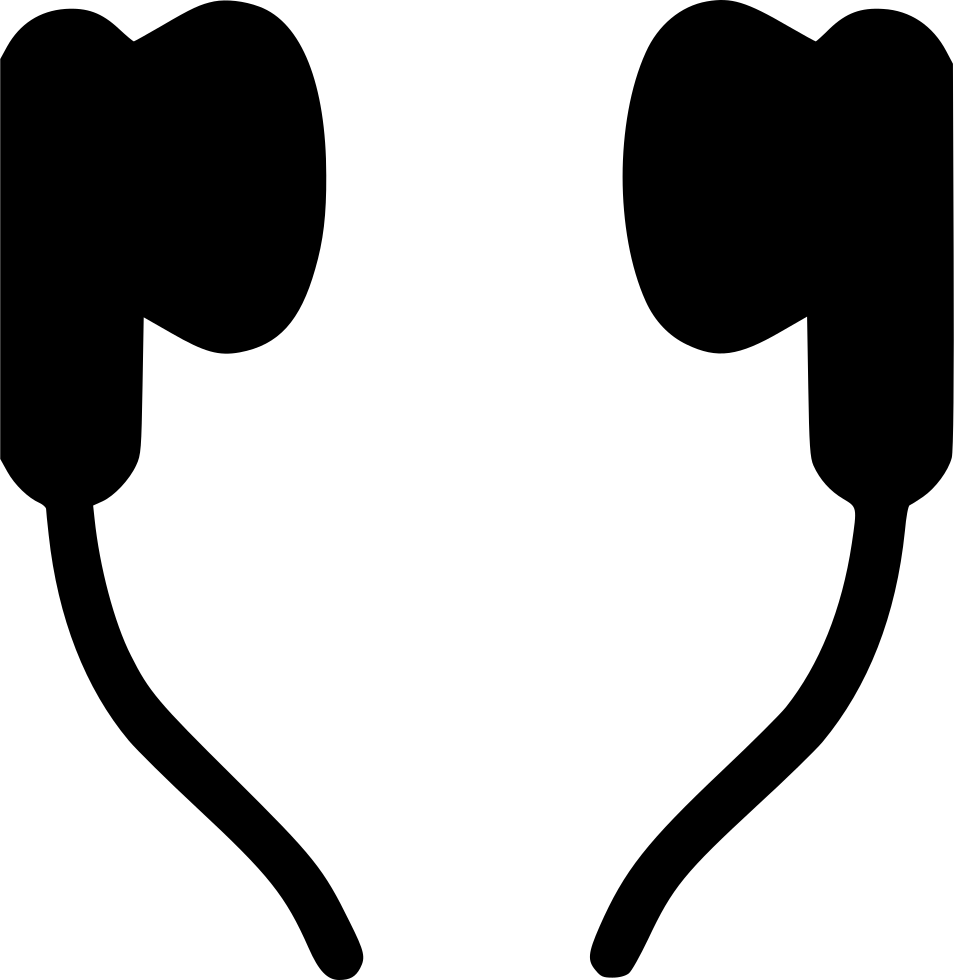 Earbud Svg Png Icon Free Download - Earbud Svg (954x980), Png Download