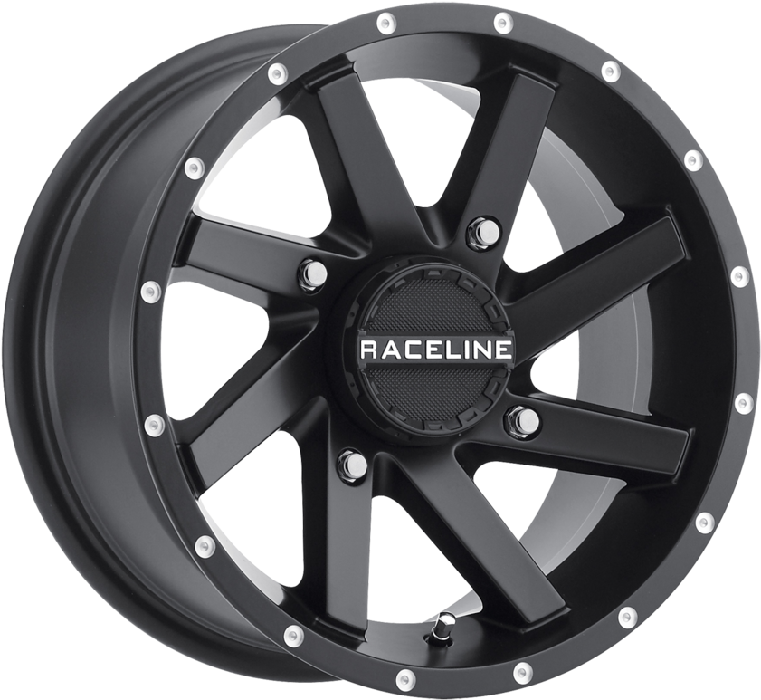 Twist Atv - Raceline Twist Atv Wheel - Machined/black [14x7] 4/156 (1000x1000), Png Download