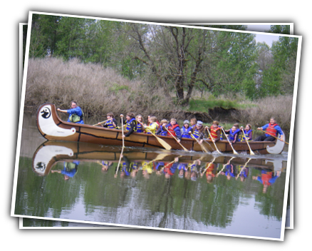Canoe-tours - Dragon Boat (447x362), Png Download