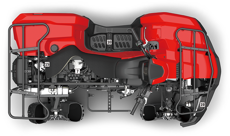Kingquad 750axi / Power Steering - Suzuki (785x471), Png Download