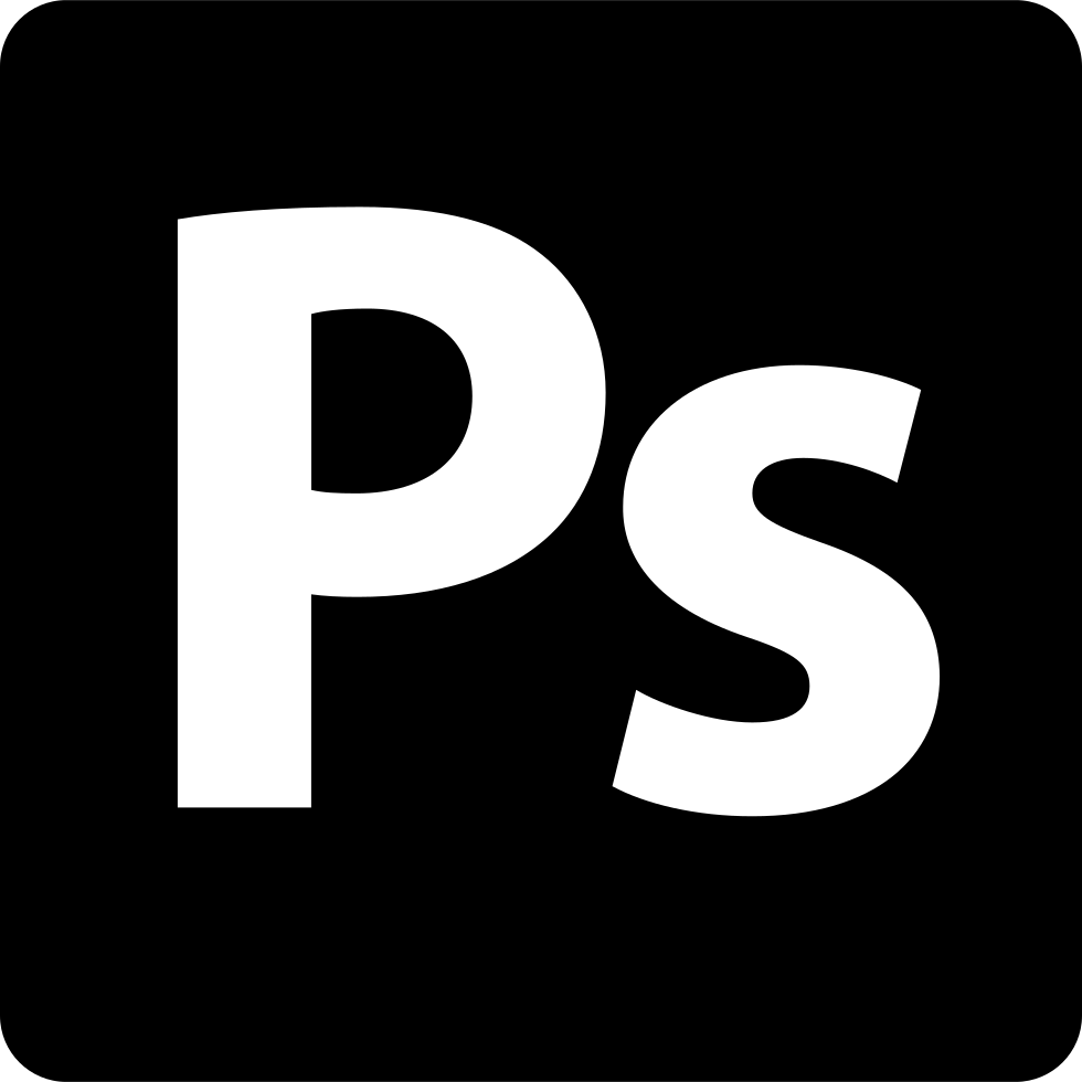 Adobe Photoshop Logo Comments - Photoshop Logo Png Black (980x980), Png Download