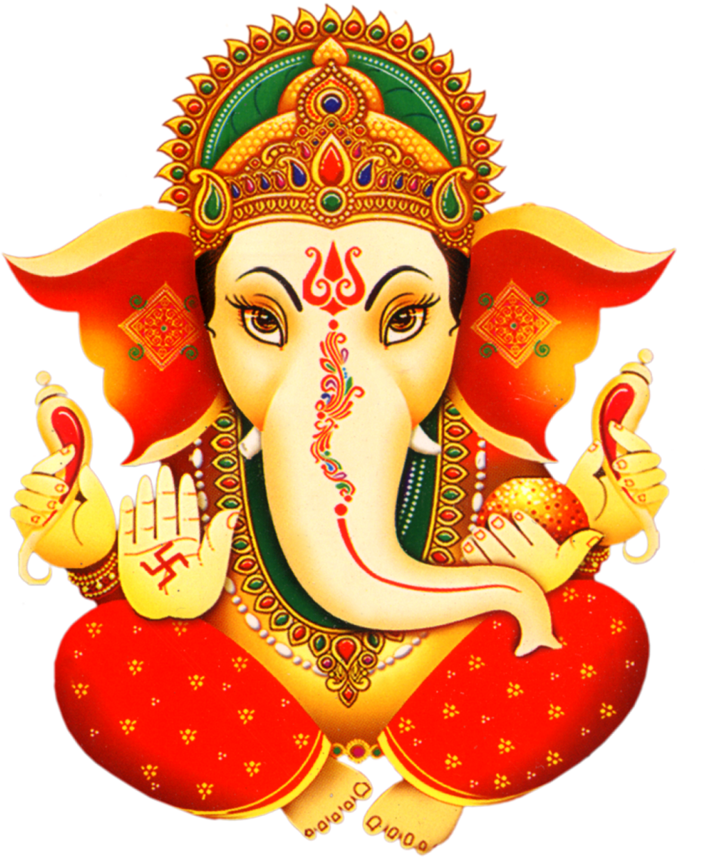 Ganesh Clipart Png (1600x1575), Png Download