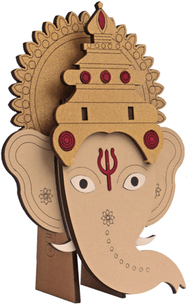 Face - Cultmode Lord Ganesha (510x730), Png Download
