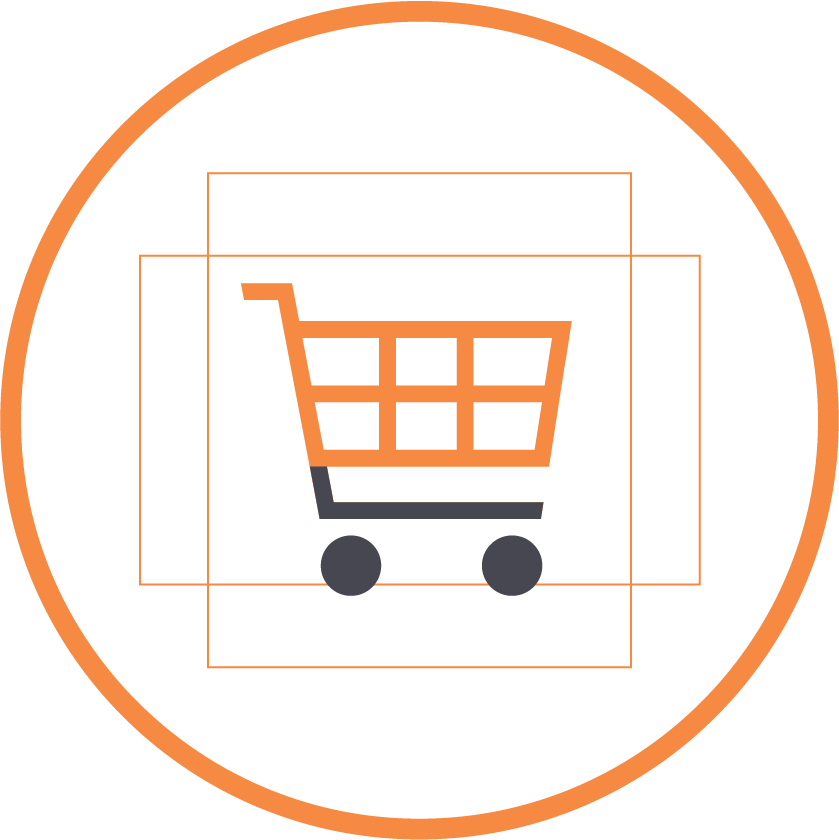 Ecommerce - Shopping Cart (839x840), Png Download
