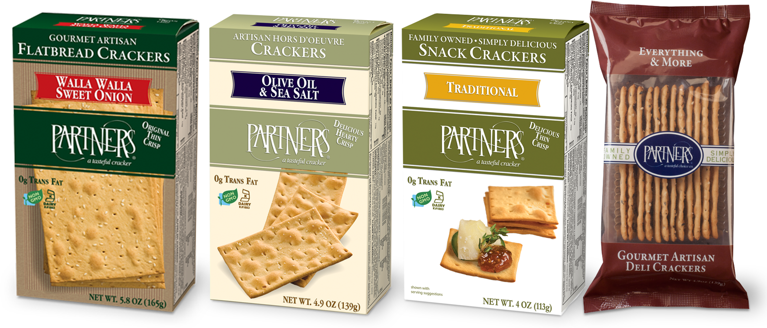 Partners Crackers - Partners Crackers Partners Olive Oil Sea Salt Bite (1550x720), Png Download