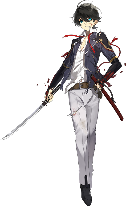 Horikawa-3 - Horikawa Kunihiro Touken Ranbu (535x873), Png Download