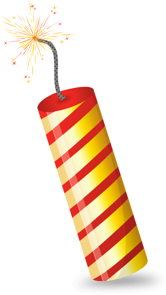 Diwali Fireworks & Decoration Messages Sticker-6 - Fireworks (618x618), Png Download