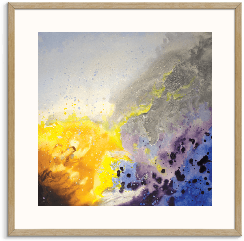 29jll Pfwt Spring Rain Ii1 - Spring Rain Ii, Gallery Wrapped Canvas, 40"x40", White, (900x900), Png Download