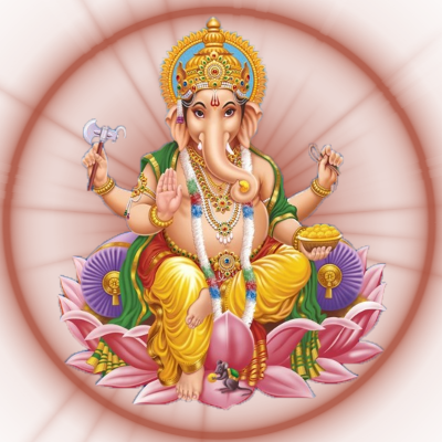 Lord Ganesh Photo - Paintings Of Lord Ganesha (400x400), Png Download