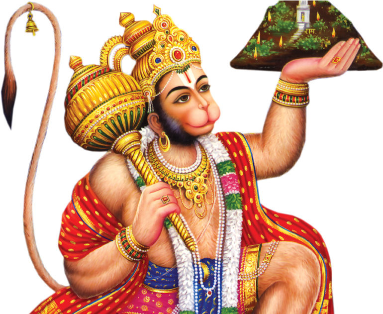 God Hanuman Png Image Source - Hanuman God (1200x630), Png Download