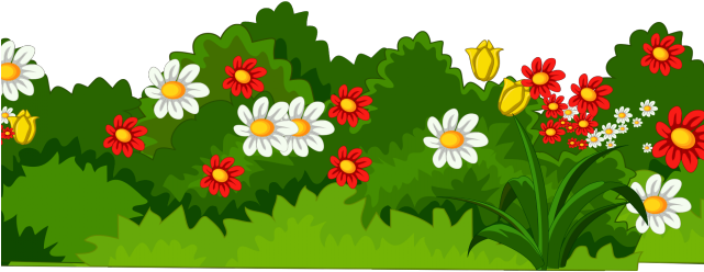 Original - Grass With Flowers Clipart (640x480), Png Download