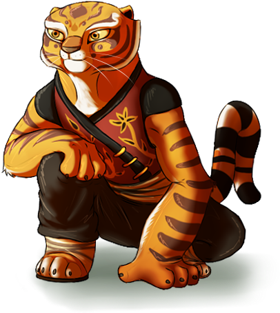 Hi Friends Today I Am Going To Post On One Of The My - Tigers Kung Fu Panda (545x693), Png Download